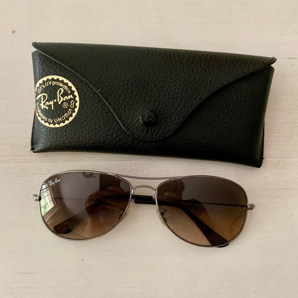 Ray-Ban Cockpit Sunglasses with Black Case RB3362 - Picture 1 of 2